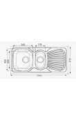 AEB 1010 Ankastre Eviye