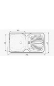 AE 800 T Ankastre Eviye