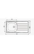 AE 7650 Ankastre Eviye
