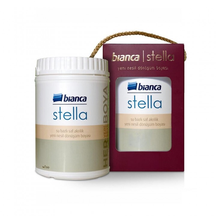 Bianca Stella Su Bazlı Akrilik Boya Beyaz 1 Lt