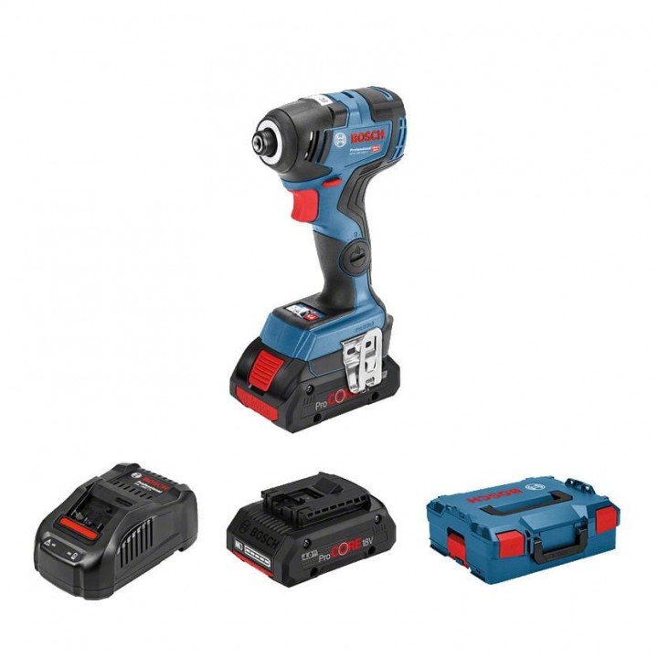 Bosch GDR 18V-200 Akülü Darbeli Somun Sıkma 4 Ah 18 Volt 