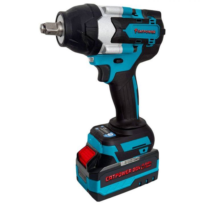 CATPOWER KÖMÜRSÜZ AKÜLÜ SOMUN SIKMA 1/2" 20V 4.0Ah Li-İon