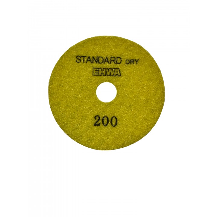 EHWA 100mm MERMER VE GRANİT ELMAS STANDART PED DRY PREMIUM 50-3000-BUFF