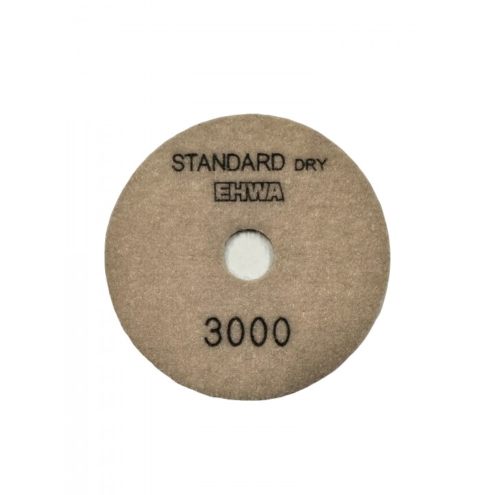 EHWA 100mm MERMER VE GRANİT ELMAS STANDART PED DRY PREMIUM 50-3000-BUFF