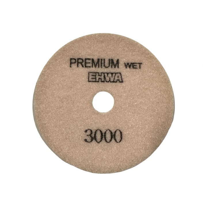 EHWA 100mm MERMER VE GRANİT ELMAS SULU PED WET PREMIUM 50-3000-BUFF