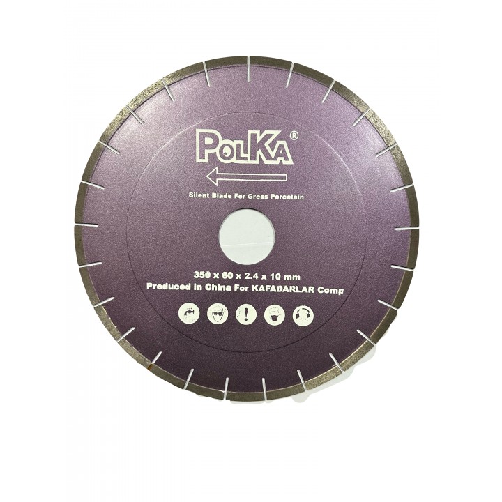 POLKA ELMA PREMIUM PORSELEN / DEKTON TESTERESİ DOUBLE REİNFORCE BLACK SERİ