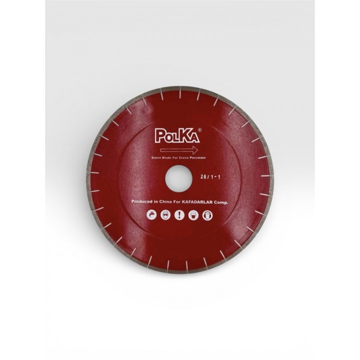 POLKA ELMAS PREMIUM PORSELEN / DEKTON TESTERESİ SİNGLE REİNFORCE KIRMIZI SERİ