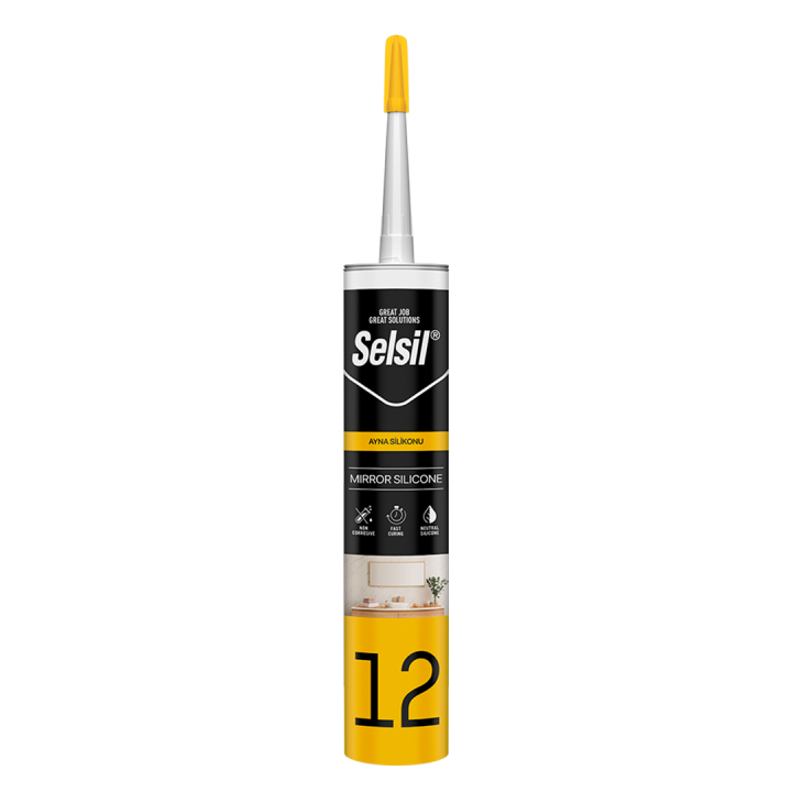 SELSIL AYNA SİLİKONU 280 ML ŞEFFAF
