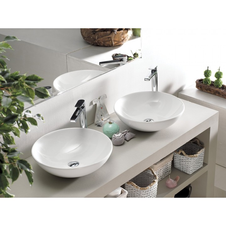 Turkuaz Cerastyle Zero Tezgah Üstü Lavabo Ø46 cm