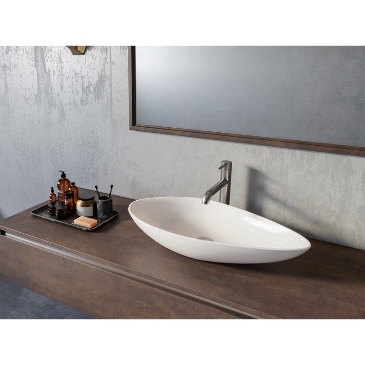 Turkuaz Cerastyle Olive Tezgah Üstü Lavabo 74x38 cm