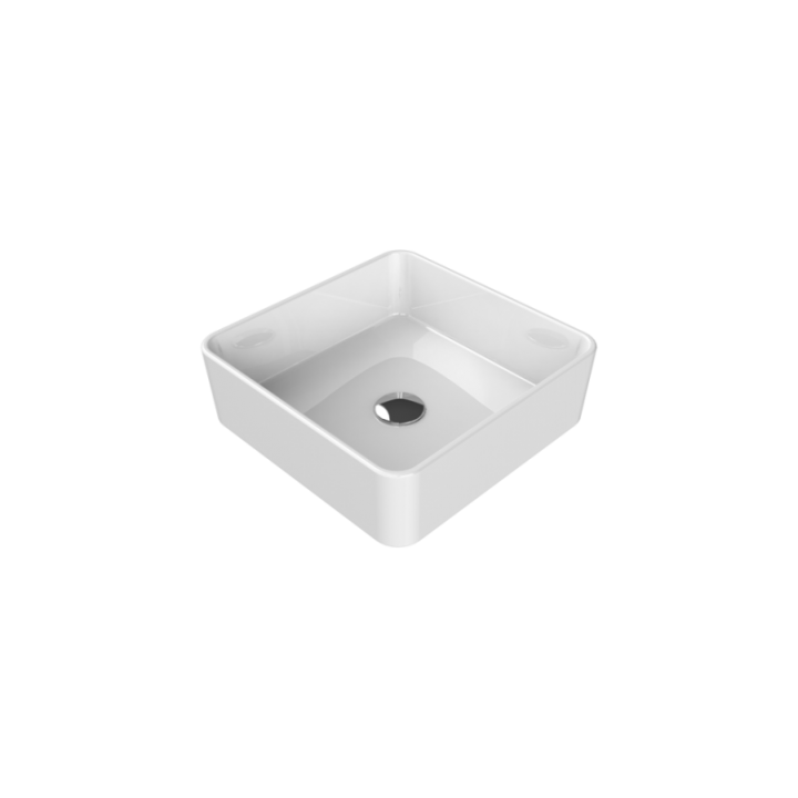 Turkuaz Cerastyle Tezgah Üstü Lavabo, Suit Square, 40x40 cm