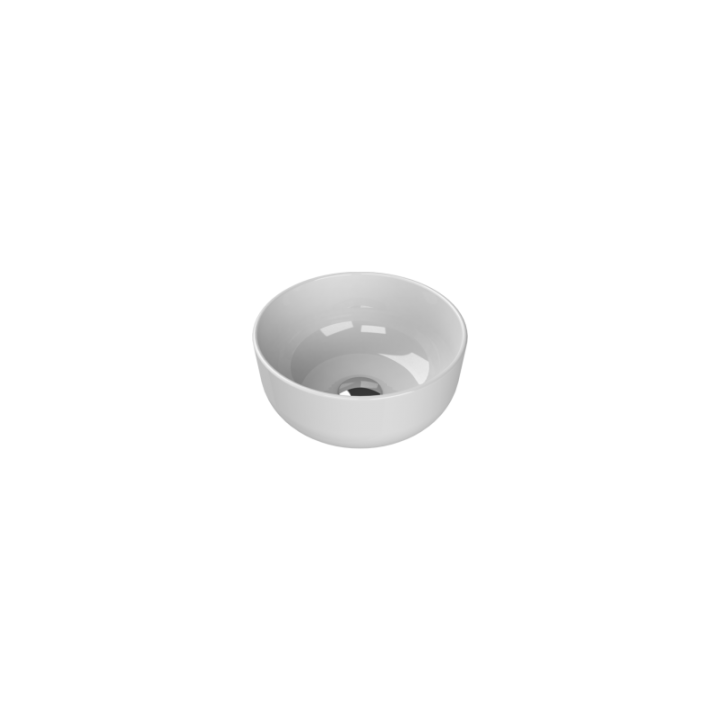 Turkuaz Cerastyle Aqua Ø33 cm Tezgah Üstü Lavabo | Yuvarlak Mini Çanak Lavabo