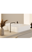 Turkuaz Hera 60x38 cm Tezgah Üstü Lavabo | Modern Çanak Lavabo