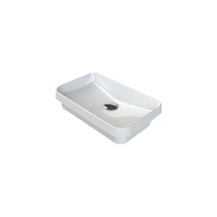 Turkuaz Cerastyle Tezgah Üstü Lavabo, Grand, 49x30 cm