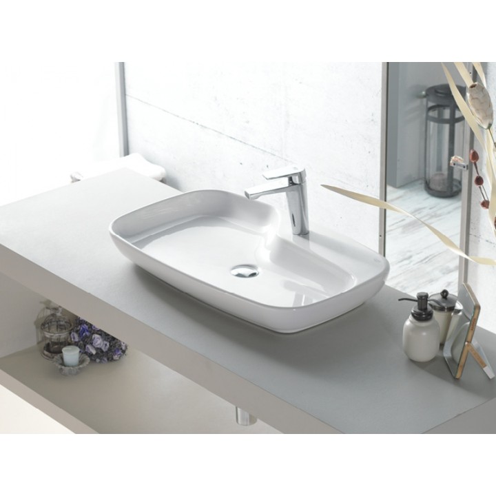 Turkuaz Cerastyle Nova Tezgah Üstü Lavabo 70x43 cm