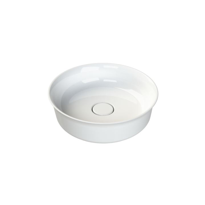 Turkuaz Cerastyle Tezgah Üstü Lavabo, One Plus, Ø46 cm