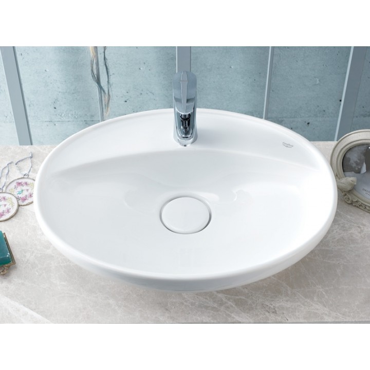 Turkuaz Cerastyle Tezgah Üstü Lavabo, Lal C, 60x45,5 cm