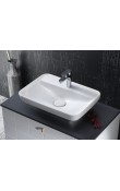 Turkuaz Cerastyle Lal Tezgah Üstü Lavabo 60x42 cm