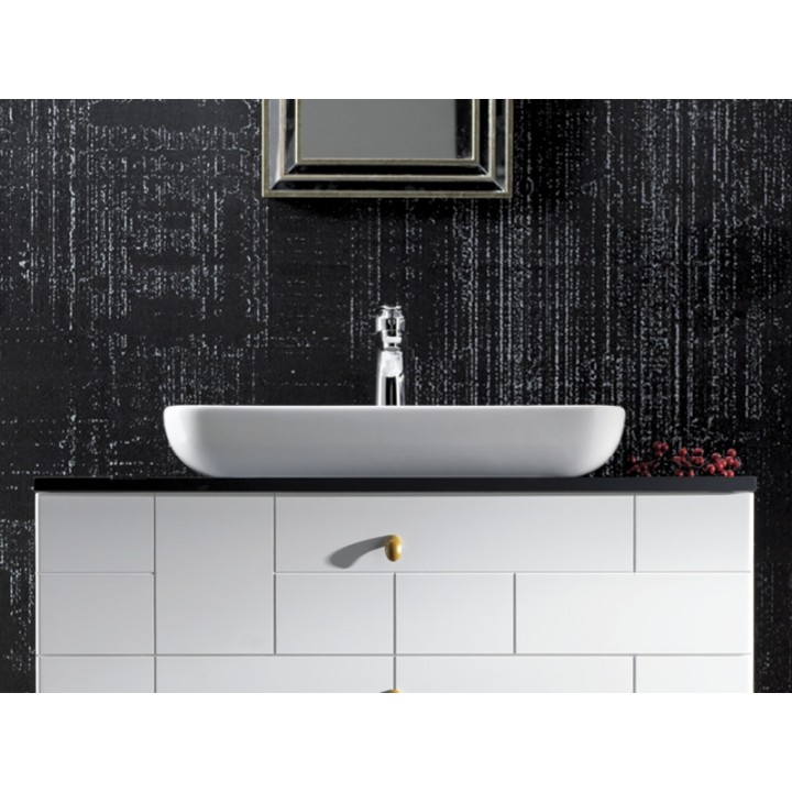 Turkuaz Cerastyle Lal Tezgah Üstü Lavabo 60x42 cm