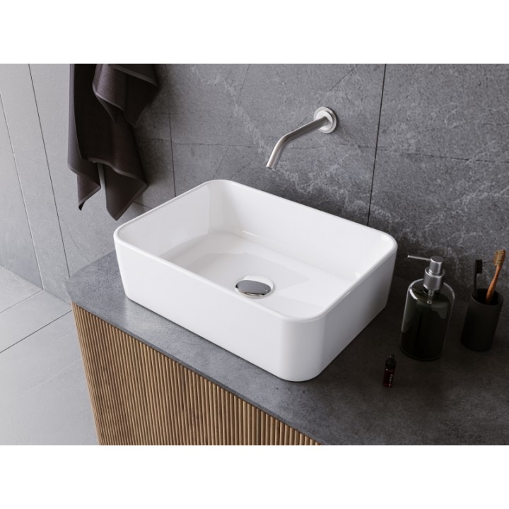 Turkuaz Hera 50x36 cm Tezgah Üstü Lavabo | Modern Çanak Lavabo