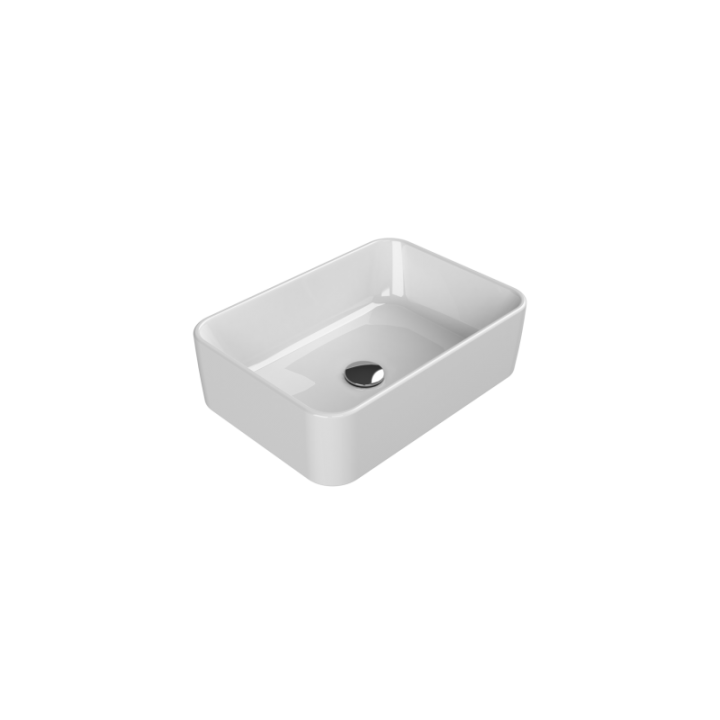 Turkuaz Hera 50x36 cm Tezgah Üstü Lavabo | Modern Çanak Lavabo