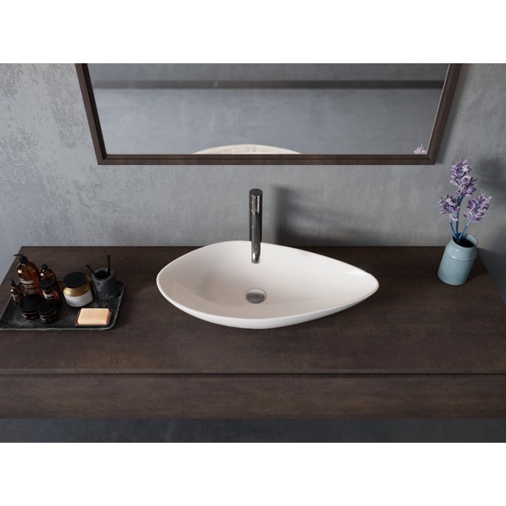 Turkuaz Cerastyle Olive Tezgah Üstü Lavabo 74x38 cm
