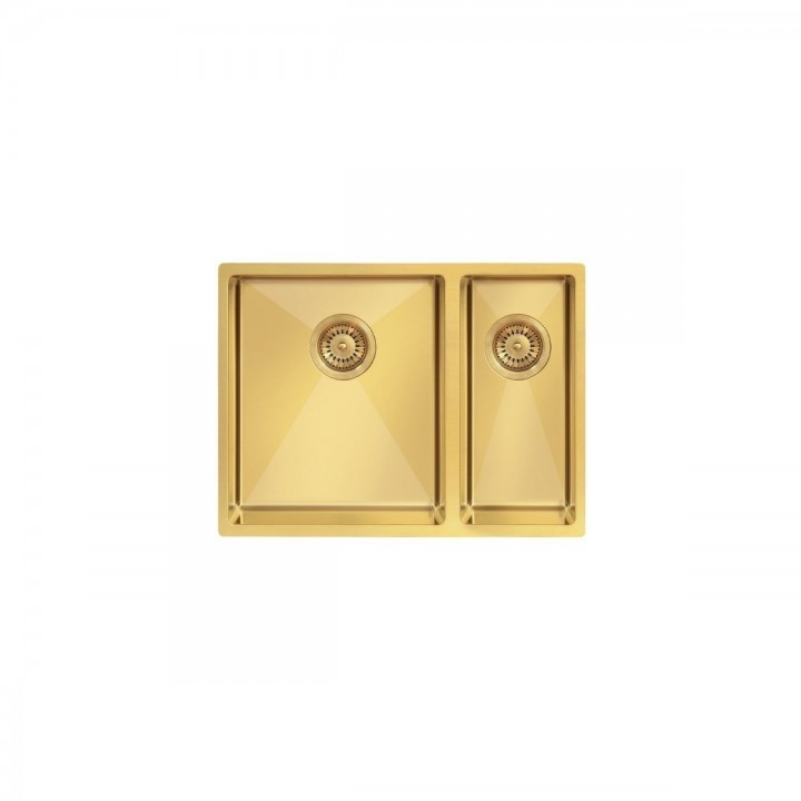 Ukinox ColourX Gold 340.70.30 Bir Buçuk Göz El Yapımı Renkli Eviye