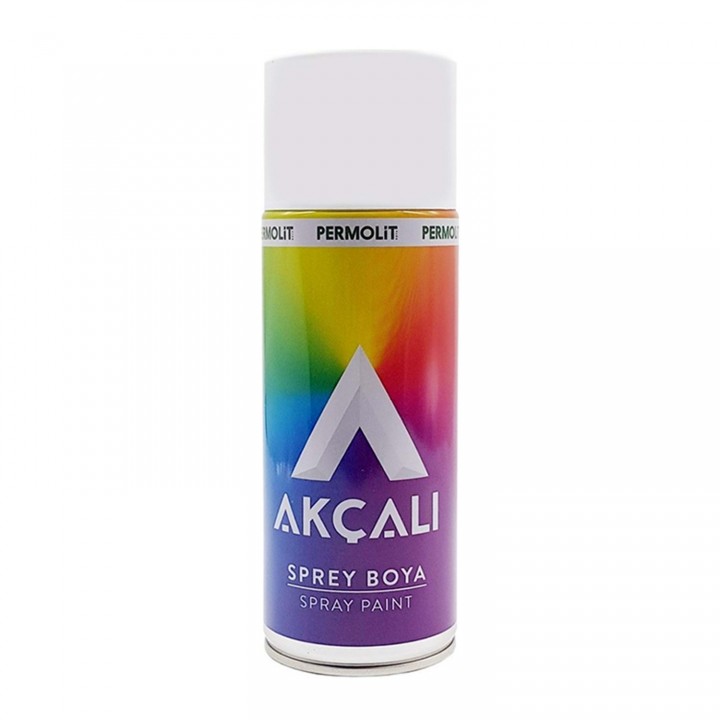 Akçalı Sprey Boya 400 ml 301 Parlak Beyaz