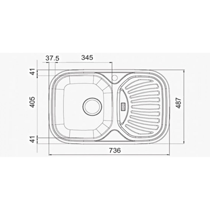AE 730 T Ankastre Eviye