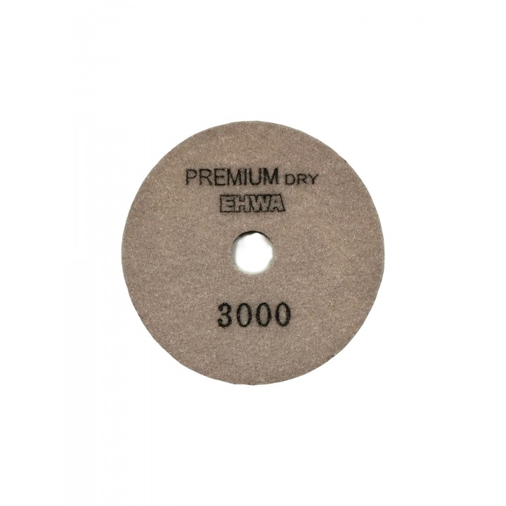 EHWA 100mm MERMER VE GRANİT ELMAS KURU PED DRY PREMIUM 50-3000-BUFF