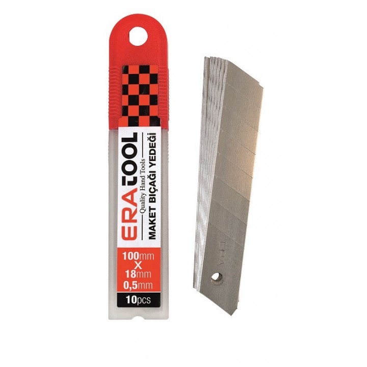 ERATOOL MAKET BIÇAK YEDEK AĞZI GENİŞ 18MM 0,5MM