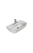 Turkuaz Tezgah Üstü Lavabo, Aqua 75x42 cm