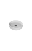 Turkuaz Suit Ø40 cm Tezgah Üstü Lavabo | Yuvarlak Çanak Lavabo